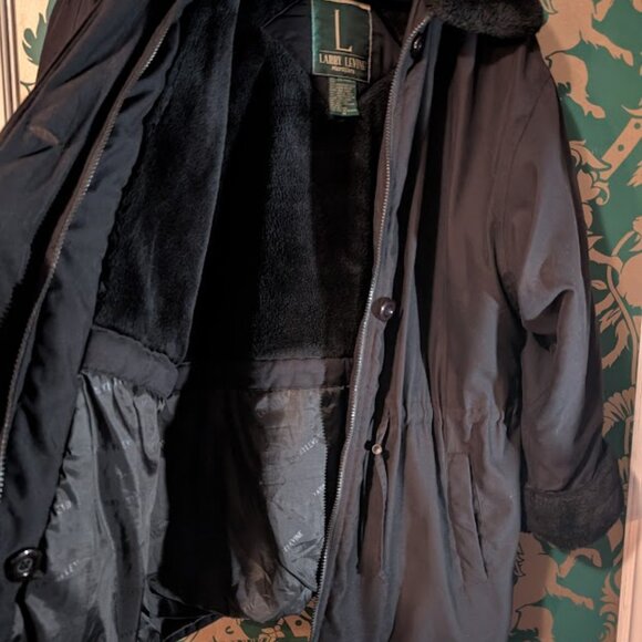 Vintage LARRY LEVINE Microfibre - black jacket - medium - Picture 4 of 4